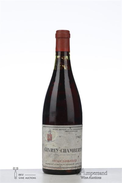 GEVREY CHAMBERTIN 1962 - Michel Grivelet - 1 Bottle