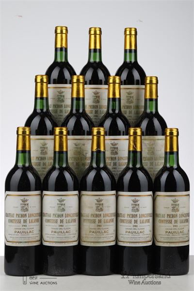 PICHON BARON COMTESSE   1981 - Mc - 12 Bottles - Owc 12