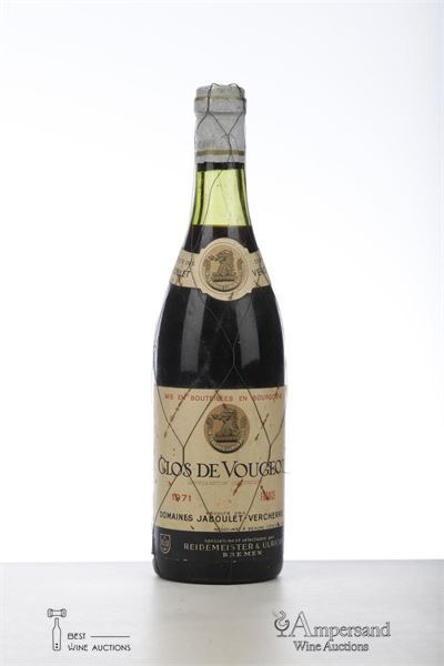 CLOS VOUGEOT 1971 - Jaboulet Vercherre - 1 Bottle