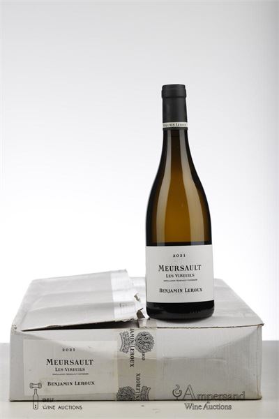 MEURSAULT LES VIREUILS 2021 - Benjamin Leroux - 6 Bottles - Oc 6