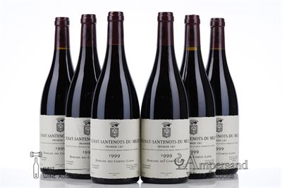 VOLNAY SANTENOTS DU MILIEU 1999 - Comtes Lafon - 6 Bottles