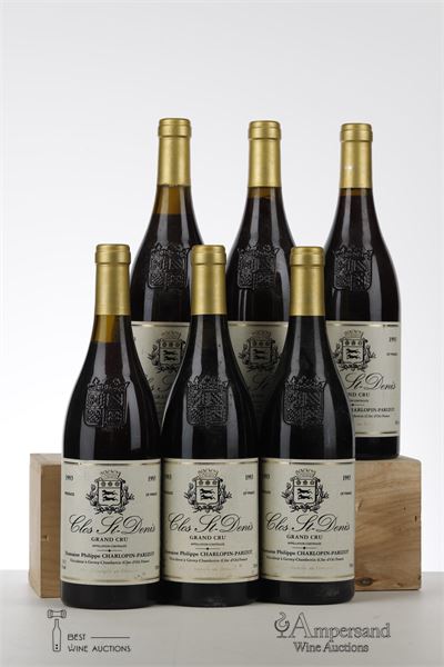 CLOS ST DENIS 1993 - Philippe Charlopin Parizot - 6 Bottles