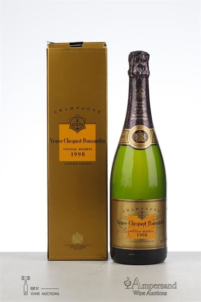 VEUVE CLICQUOT PONSARDIN VINTAGE RESERVE 1998 - Veuve Cliquot  - 1 Bottle - Oc 1