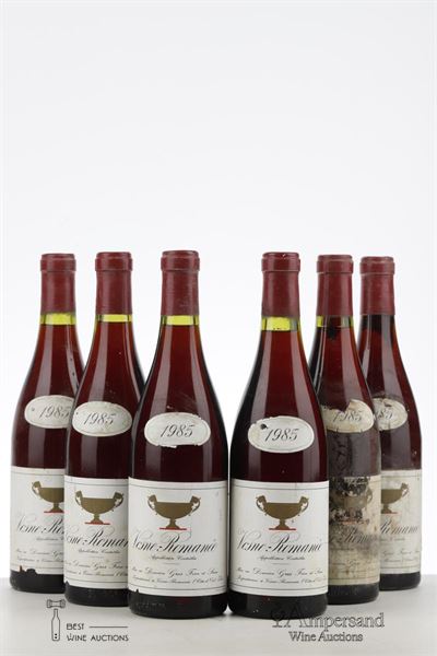 VOSNE ROMANEE 1985 - Gros Frere et Soeur - 6 Bottles