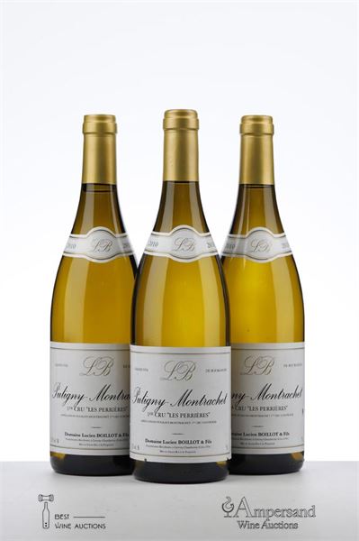PULIGNY MONTRACHET LES PERRIERES 2010 - Lucien Boillot - 3 Bottles