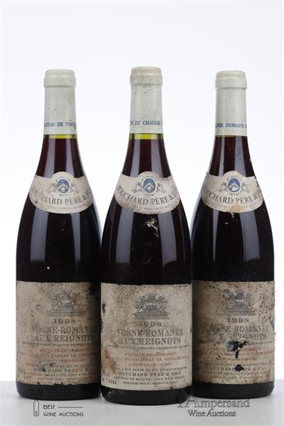 VOSNE ROMANEE AUX REIGNOTS 1998 - Bouchard - Comte Liger Belair - 3 Bottles