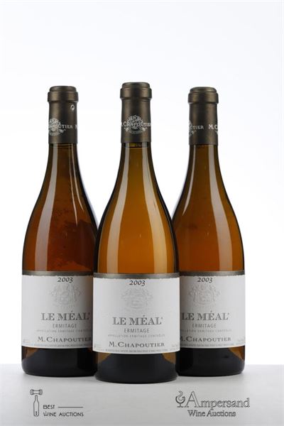 ERMITAGE BLANC LE MEAL 2003 - Chapoutier - 3 Bottles