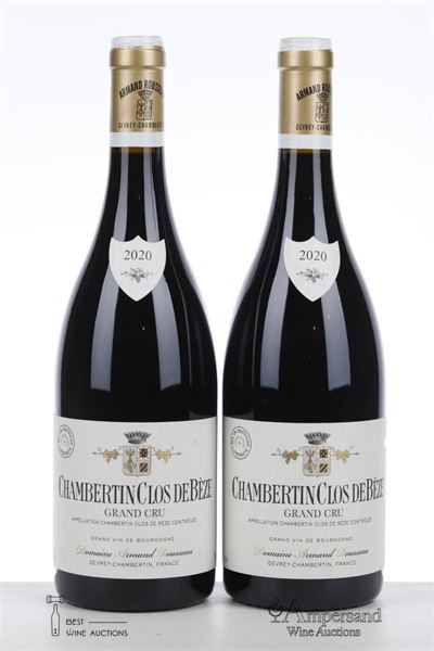 CHAMBERTIN CLOS DE BEZE 2020 - Armand Rousseau - 2 Bottles