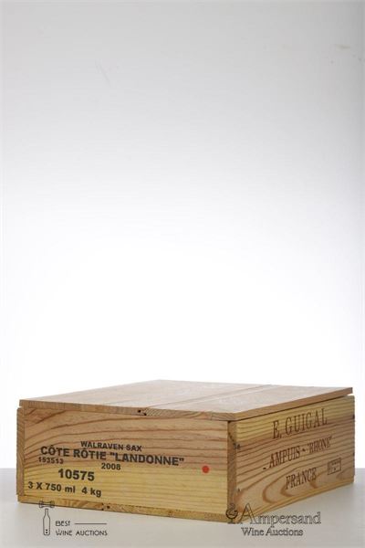COTE ROTIE LA LANDONNE 2008 - Guigal - 3 Bottles - Owc 3