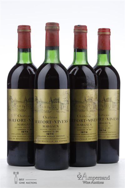 DURFORT VIVENS 1974 - Mc - 4 Bottles