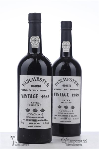 BURMESTER VINTAGE PORT 1989 - Burmester - 2 Bottles