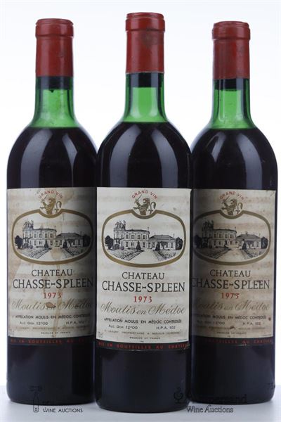 CHASSE SPLEEN 1973 - Mc - 3 Bottles