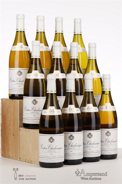CORTON CHARLEMAGNE 2001 - Domaine de la Juviniere - 12 Bottles