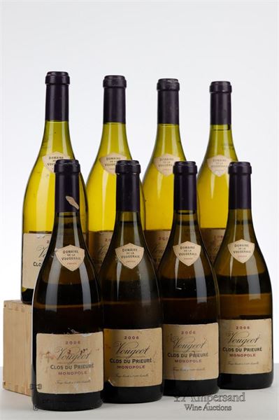 VOUGEOT BLANC CLOS DU PRIEURE 2006 - Domaine de la Vougeraie - 8 Bottles