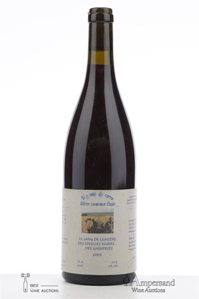 LE SANG DE LUMIERE DES VIEILLES VIGNES DES GASNERIES 2003 - Pierre Weyand La Star - 1 Bottle