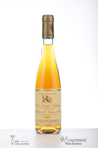 RIESLING CLOS ST URBAIN RANGEN DE THANN SELECTION DE GRAINS NOBLES 1998 - Zind Humbrecht - 1 x 0,375Ltr