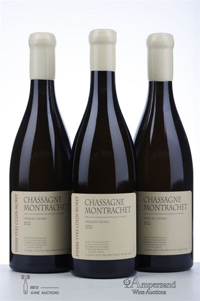 CHASSAGNE MONTRACHET VIEILLES VIGNES 2022 - Pierre Yves Colin Morey - 3 Bottles