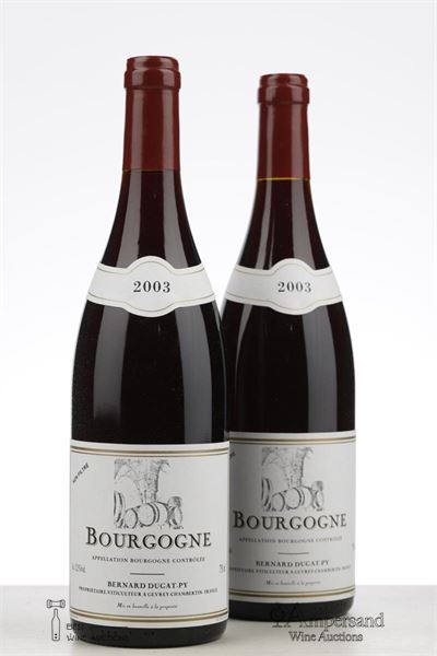 BOURGOGNE ROUGE 2003 - Dugat Py - 2 Bottles