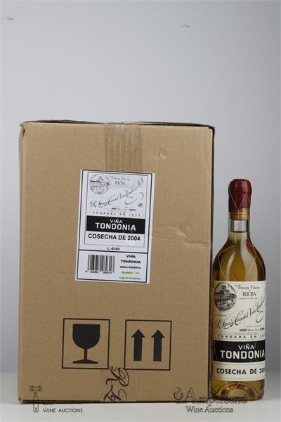 VINA TONDONIA GRAN RESERVA BLANCO 2004 - Lopez de Heredia - 5 Bottles - Oc 6