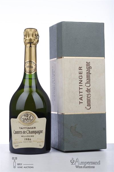 TAITTINGER COMTES DE CHAMPAGNE BLANC DE BLANCS 1986 - Taittinger - 1 Bottle - Oc1