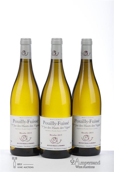 POUILLY FUISSE PREMIER JUS DES HAUTES DES VIGNES 2015 - Guffens Heynen - 3 Bottles