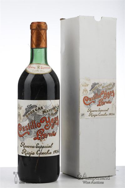 CASTILLO YGAY RESERVA ESPECIAL 1934 - Marques de Murrieta - 1 Bottle - Oc 1