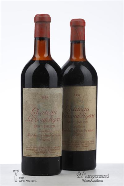 LA TOUR FIGEAC 1959 - Louis Rapin  - 2 Bottles