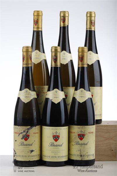 RIESLING BRAND 3*2012 + BRAND VIEILLES VIGNES 3*2007   - Zind Humbrecht - 6 Bottles