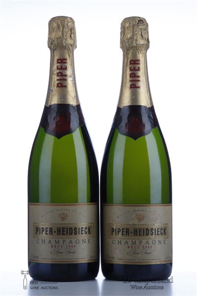 PIPER HEIDSIECK BRUT Piper Heidsieck 1989 - 2 Bottles