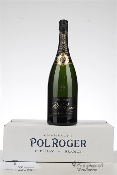 POL ROGER VINTAGE BRUT 2016 - Pol Roger - 3 Magnums - Oc 1