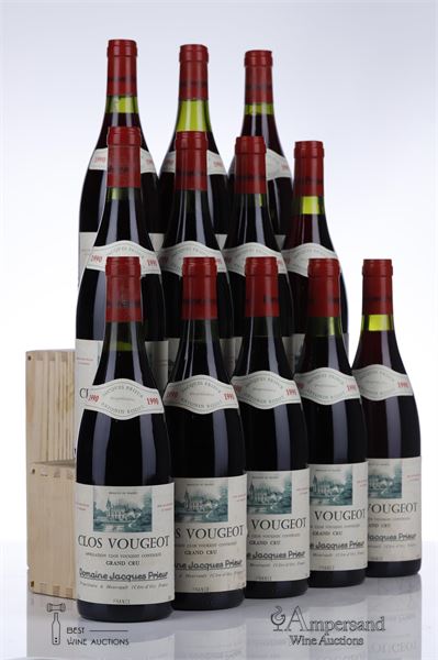 CLOS VOUGEOT 1990 - Jacques Prieur - 12 Bottles - Owc 12