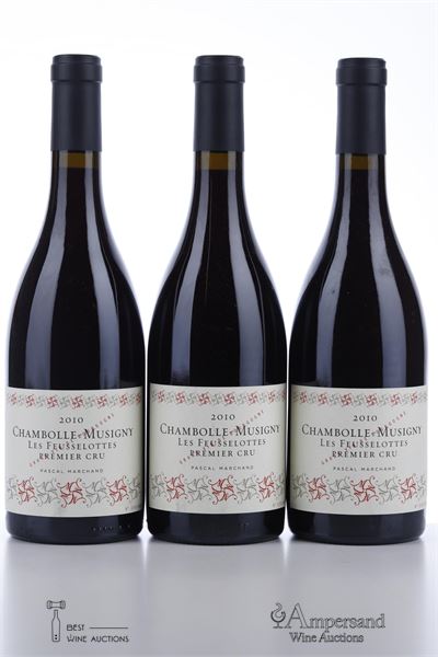 CHAMBOLLE MUSIGNY LES FEUSSELOTTES 2010 - Pascal Marchand - 3 Bottles