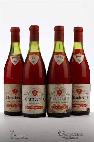 CHAMBERTIN 1964 - Mommessin - 4 Bottles