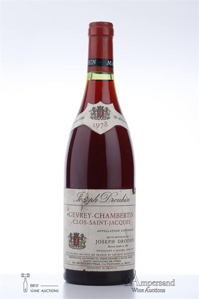 GEVREY CHAMBERTIN CLOS ST JACQUES 1978 - Joseph Drouhin - 1 Bottle