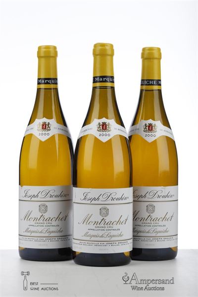 MONTRACHET MARQUIS DE LAGUICHE 2000 - Joseph Drouhin - 3 Bottles