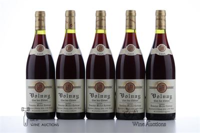 VOLNAY CLOS DES CHENES Michel Lafarge 1995 - 5 Bottles