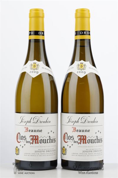 BEAUNE CLOS DES MOUCHES BLANC 2009 - Joseph Drouhin - 2 Bottles