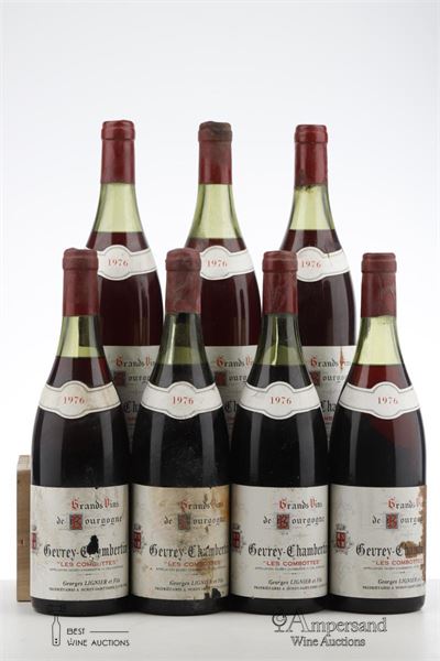 GEVREY CHAMBERTIN LES COMBOTTES 1976 - Georges Lignier - 7 Bottles