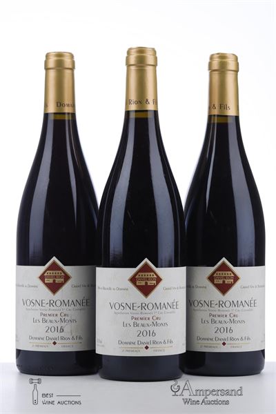 VOSNE ROMANEE LES BEAUX MONTS 2016 - Daniel Rion - 3 Bottles