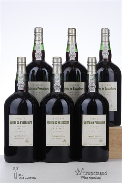 NIEPOORT QUINTA DO PASSADOURO VINTAGE PORT 1992 - Niepoort - 6 Magnums