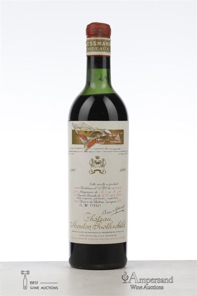 MOUTON ROTHSCHILD 1960 - Mc - 1 Bottle