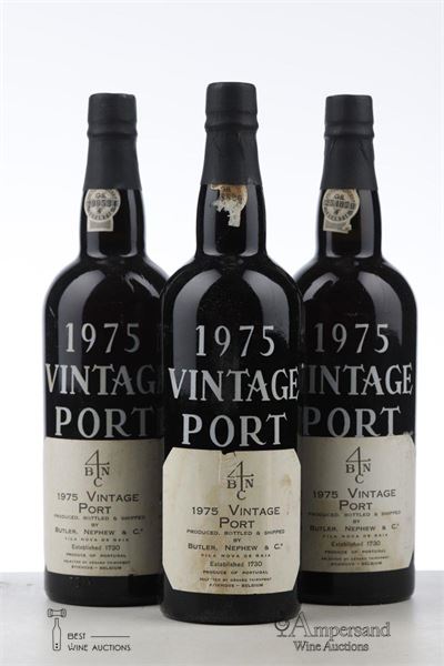 BUTLER NEPHEW VINTAGE PORT 1975 - Butler Nephew - 3 Bottles