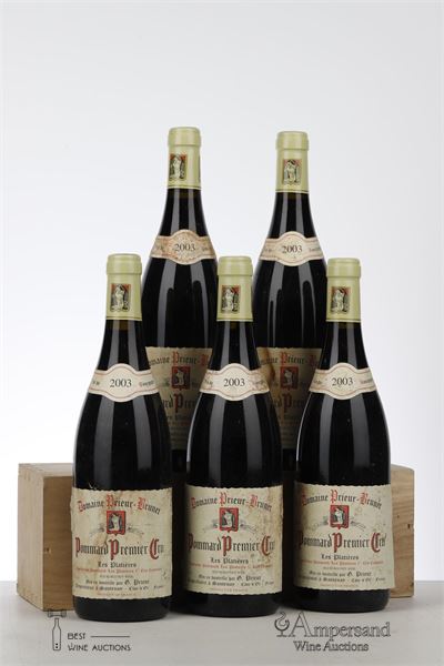 POMMARD LES PLATIERES 2003 - G. Prieur - 5 Bottles
