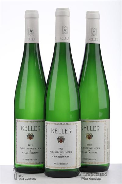 WEISSBURGUNDER & CHARDONNAY 2022 - Keller - 3 Bottles