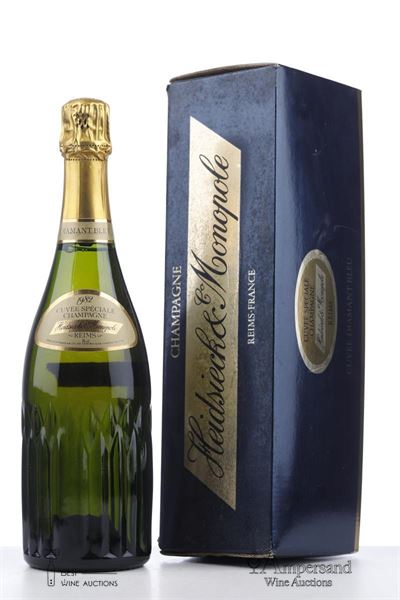 HEIDSIECK CUVEE SPECIALE DIAMANT BLEU 1982 - Heidsieck - 1 Bottle - Oc 1