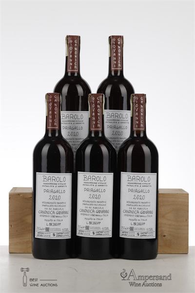 BAROLO PAIAGALLO 2020 - Canonica - 5 Bottles