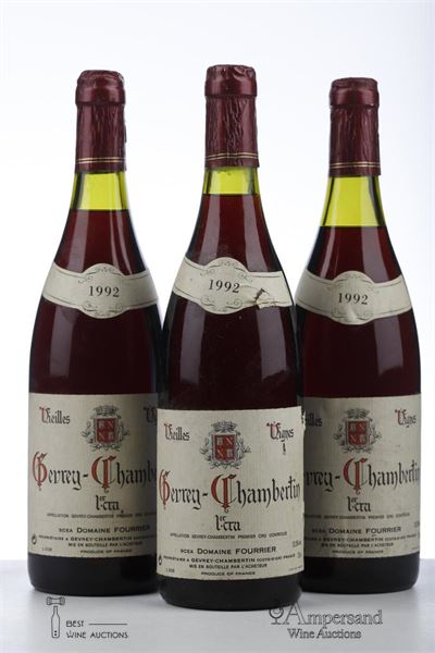 GEVREY CHAMBERTIN VIEILLES VIGNES 1992 - Fourrier - 3 Bottles
