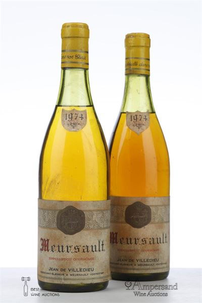 MEURSAULT 1974 - Jean de Villedieu - 2 Bottles