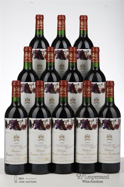 MOUTON ROTHSCHILD 1992 - Mc - 12 Bottles - Owc 12