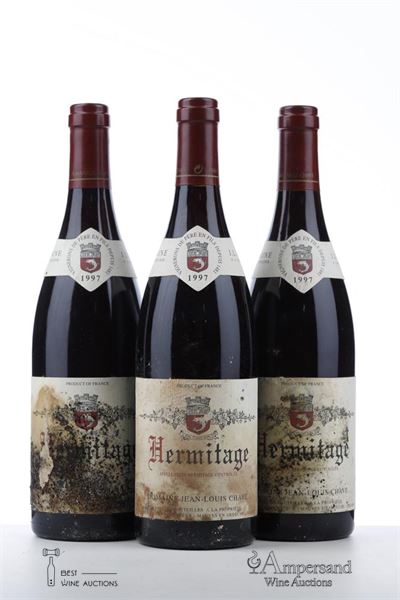 HERMITAGE ROUGE 1997 - Jean Louis Chave - 3 Bottles